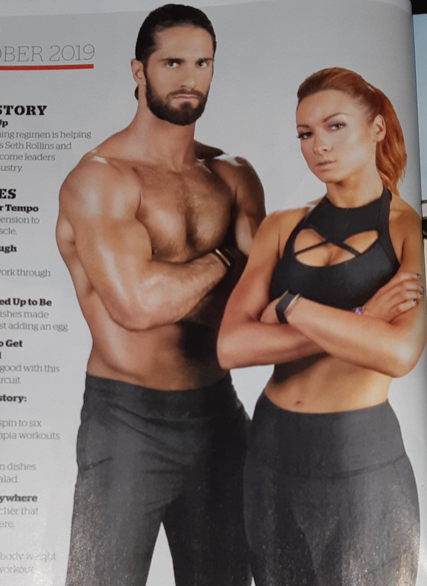 Becky Lynch tells Muscle and Fitness that she's no longer self conscious  about her body (Swipe Left)