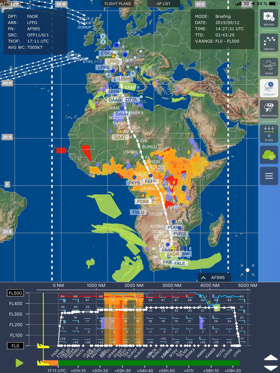 Michael_WNK's tweet image. Back from JNB, 77W with WiFi : thanks to our @airfrance app « eWas », able to download the latest satellite data’s and pilot reports of turbulences, highly increasing the flight safety #SafetyFirst @AvgeeksFR #pilotlife