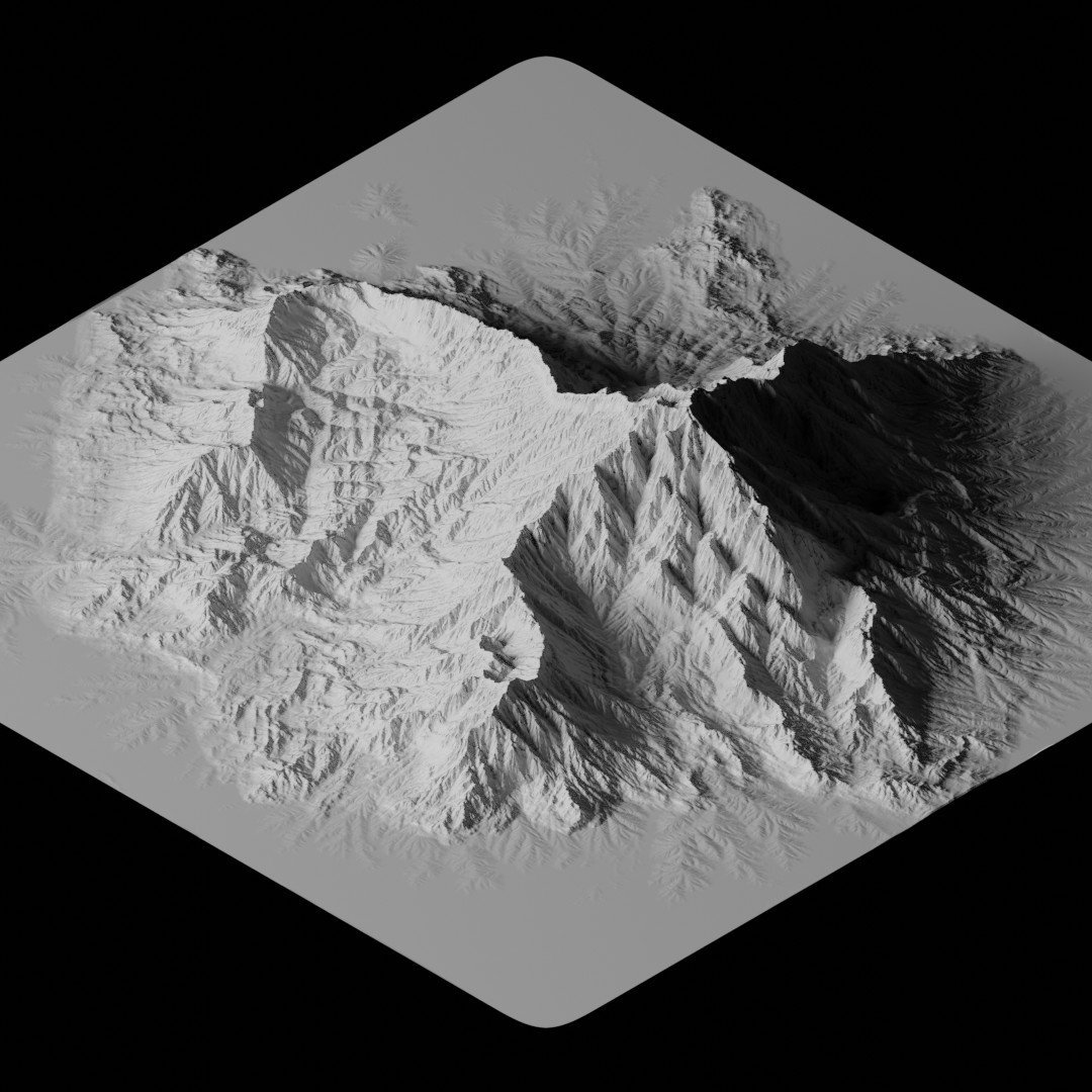 EEUYJWtUwAE1l02?format=jpg&name=medium - Free 100+ Mountain Displacement Map For Blender, C4D