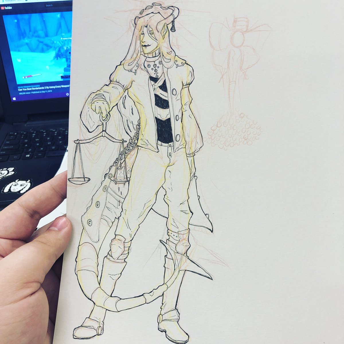 GregoryBakerart's tweet photo. A few saints from a setting I’m building for my thesis 
The first is Zylis saint of seas and storms, the second is Peras Saint of light and justice ,3rd Gareth Saint of Fate and wealth , 4th Claus saint of nature and beauty https://t.co/z6Ju3LaYyd