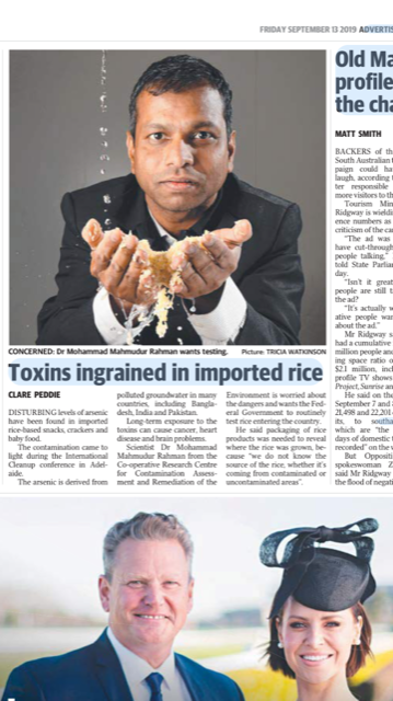 Simon_Scientell's tweet photo. From conference presentation to newspaper headline, via a media release and photoshoot at #CleanUp2019. #scicomm https://t.co/zOfNZsWuoF