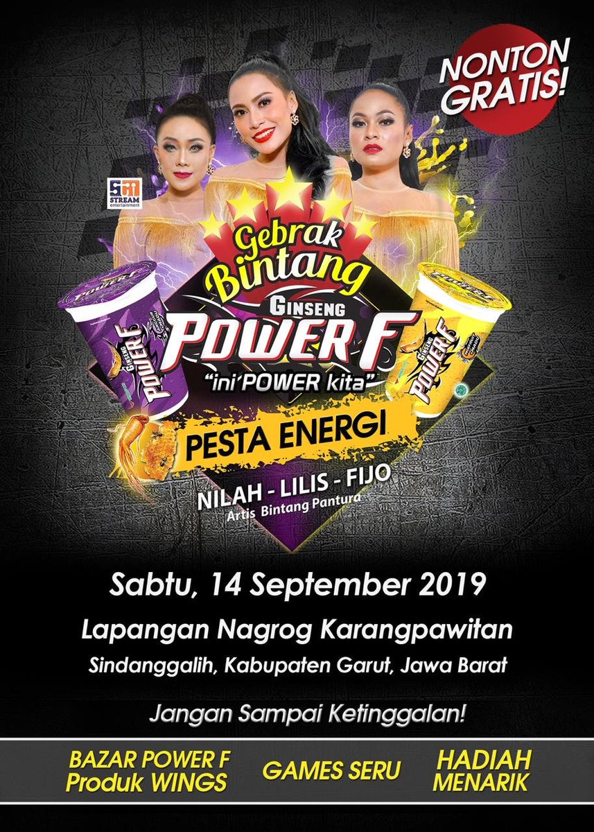 radiorugeri's tweet photo. Yukkk Ramaikan "GEBRAK BINTANG POWER F"
Lapang Nagrog Sindanggalih Karangpawitan Garut
Sabtu, 14 September 2019
GRATISSSSS!!!!!
Datang, Joged, Goyang Bareng,,,, Pulang jadi pemenang hadiah jutaan.... hanya di sini acaranya.
Jangan lupa yaaaaa ajak semua muaaaaa,,, https://t.co/3PwhzhfYs3