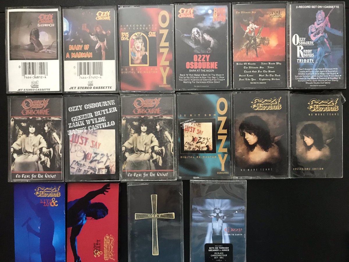 Entry #4. Cassettes. My ‘rebound’ format. Following my first true love(vinyl), they almost feel like the forgotten format. @Burn1ng_Chr0me  @danteruivo  @HeavyMetalYetii  @DLG4363  @d00mfr0gg  @russell_e_west  @icrawford17  @sabbathfans