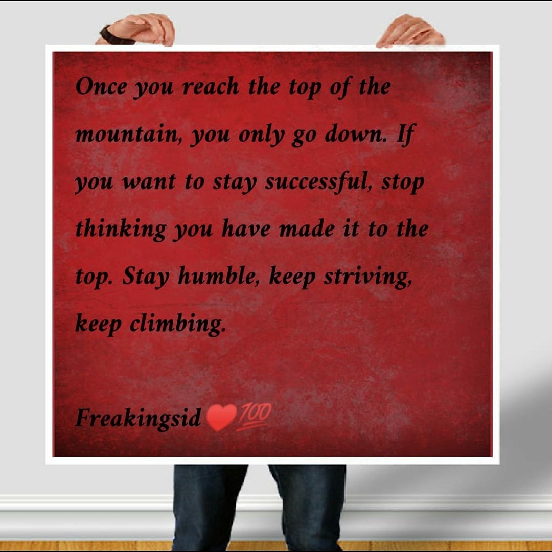 Sid86355597's tweet photo. #Once_You_Reach_The_Top
#Morning_Peoples
#Keep_Smiling
#Keep_Shining
#Keep_Motivateyourself
#Stay_Positive
#Stay_Focoused
#Stay_Humble
#Shareyourviews❤
#Follow_Me_For_Daily_Updates #Freakingsid
@FactSoup @TheWeirdWorld @wordsporns @wordstionary @suhail_jafry @prateek_writes https://t.co/VijjVUJiEg