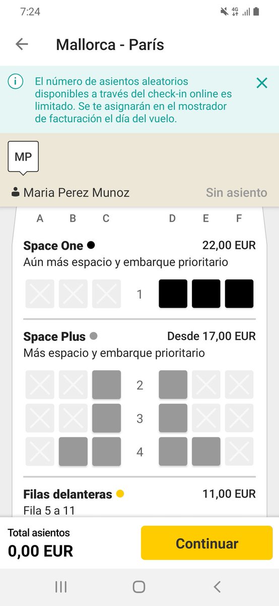 Mapemu1984's tweet photo. @vueling @marctenes Esto me parece un retraso y una pérdida de tiempo, en ninguna compañía con las que vuelo he tenido este problema, incluso dos horas antes y no te ponen problemas de asignación de asientos aleatorios gratuitos. No es política de seguridad, es dinero https://t.co/NhESgjADsQ