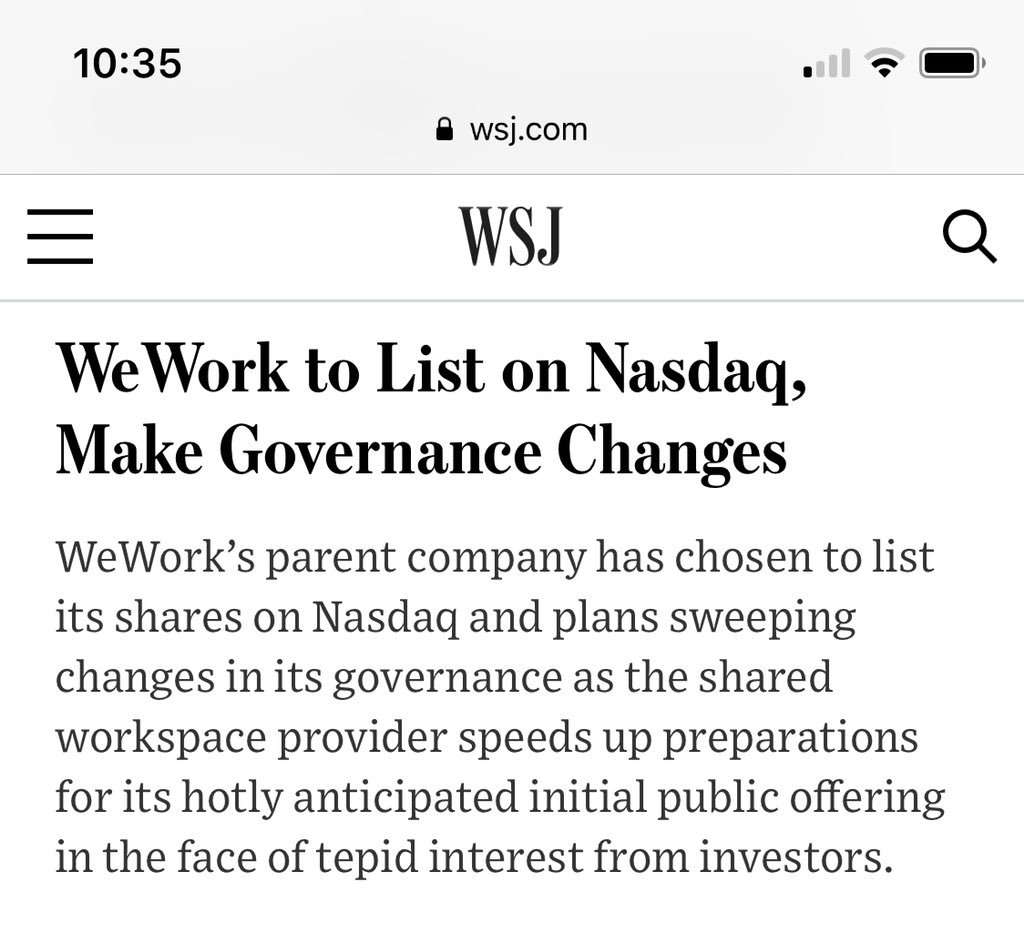 Kind of confused by the “hotly anticipated“ IPO facing “tepid interest from investors” thing