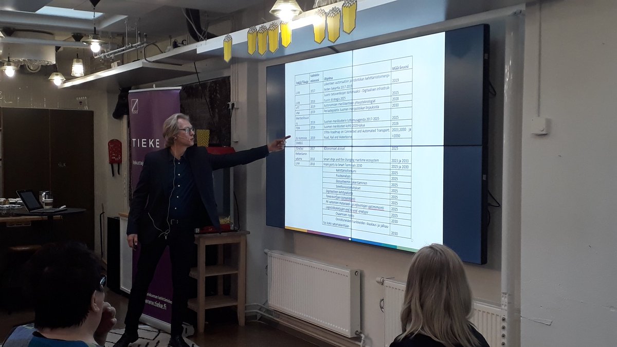 DigiPort-hankkeessa laaditut skenaariot satamien digitalisaation tulevaisuudesta esillä <a href="/tiekery/">TIEKE</a> :n #AamuAreena:lla