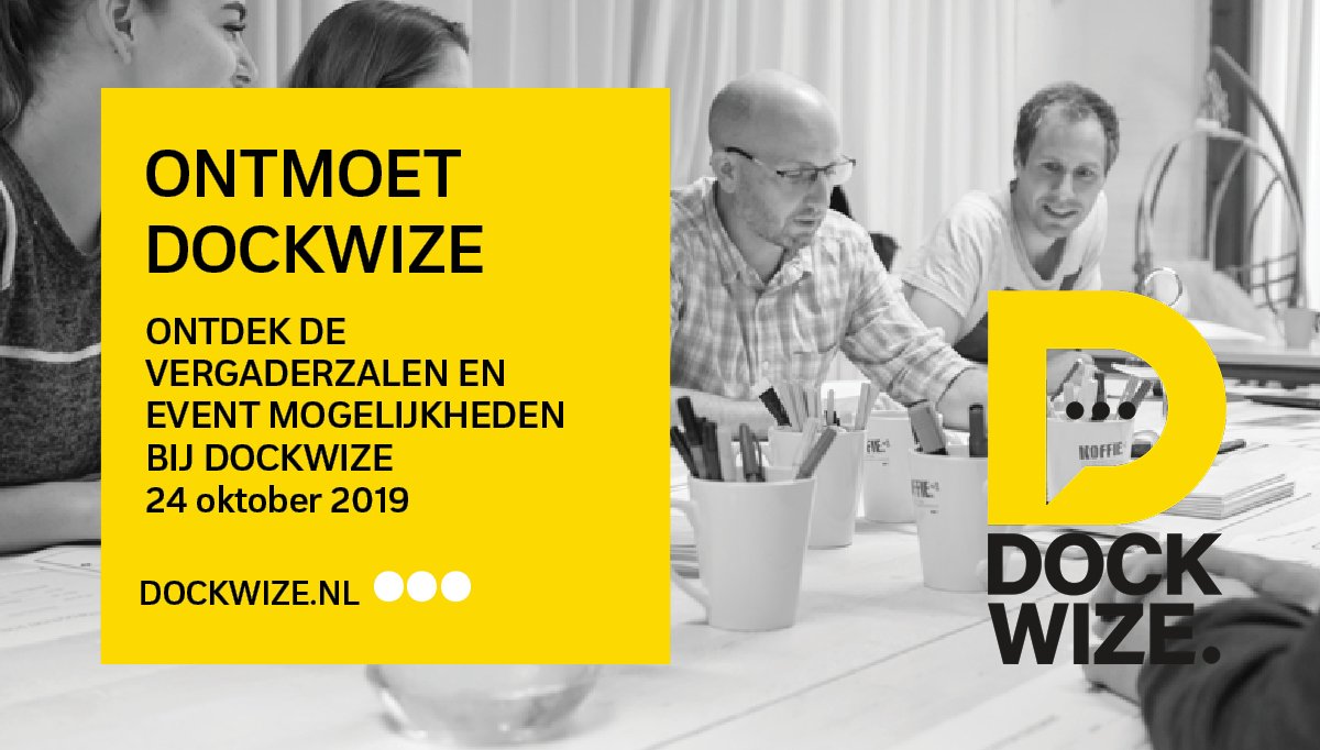EVENT ••• Ontmoet Dockwize

Ben jij (mede)verantwoordelijk voor het huren van vergaderruimtes of locaties voor events en andere bijeenkomsten?  

𝗢𝗻𝘁𝗺𝗼𝗲𝘁 𝗗𝗼𝗰𝗸𝘄𝗶𝘇𝗲 • 𝗱𝗼𝗻𝗱𝗲𝗿𝗱𝗮𝗴 𝟮𝟰 𝗼𝗸𝘁𝗼𝗯𝗲𝗿 𝟮𝟬𝟭𝟵 

Meld je gratis aan:
dockwize.nl/events/ontmoet…
