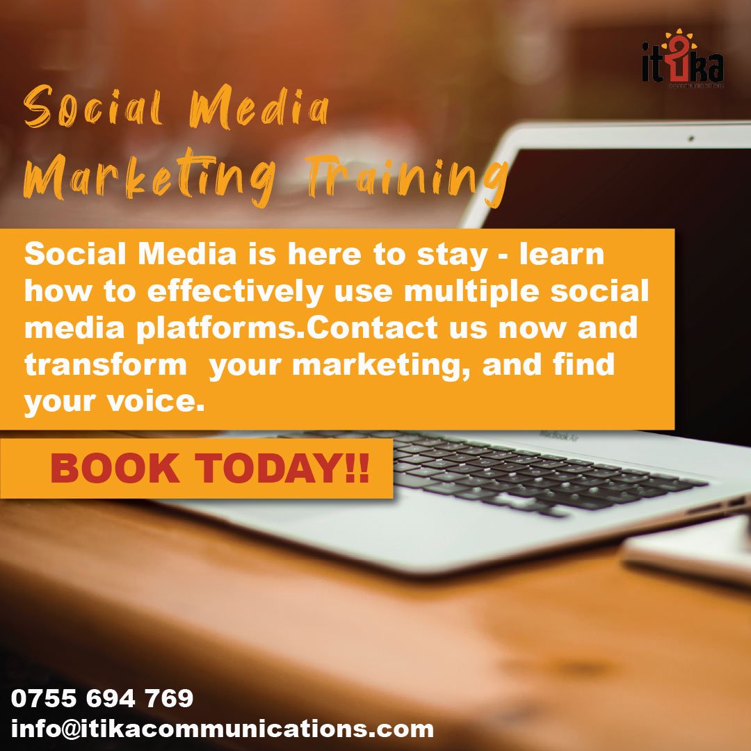 ItikaComm's tweet image. This course is recommended for a variety of professionals
 including Marketing Executives, Managers, employees 
and Senior Management. In addition, it is ideal for small
 business owners or anyone involved in the planning, 
implementation or measurement of.#ikokazike #ICAfrica