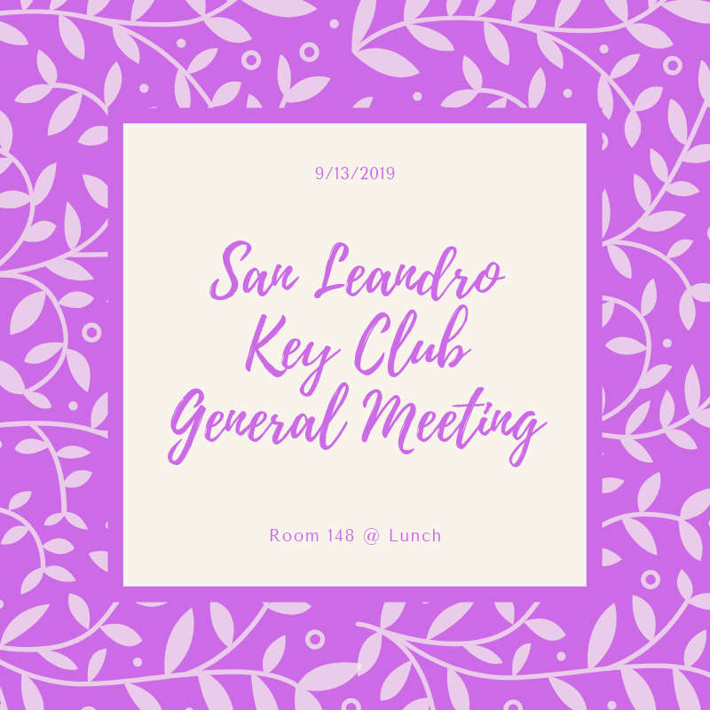 _slhskeyclub's tweet photo. Come out and join us Llamas at our general meeting tomorrow! Come out and learn about upcoming events and more! Be sure to bring all your friends 💜 https://t.co/MVKDhvGtaQ