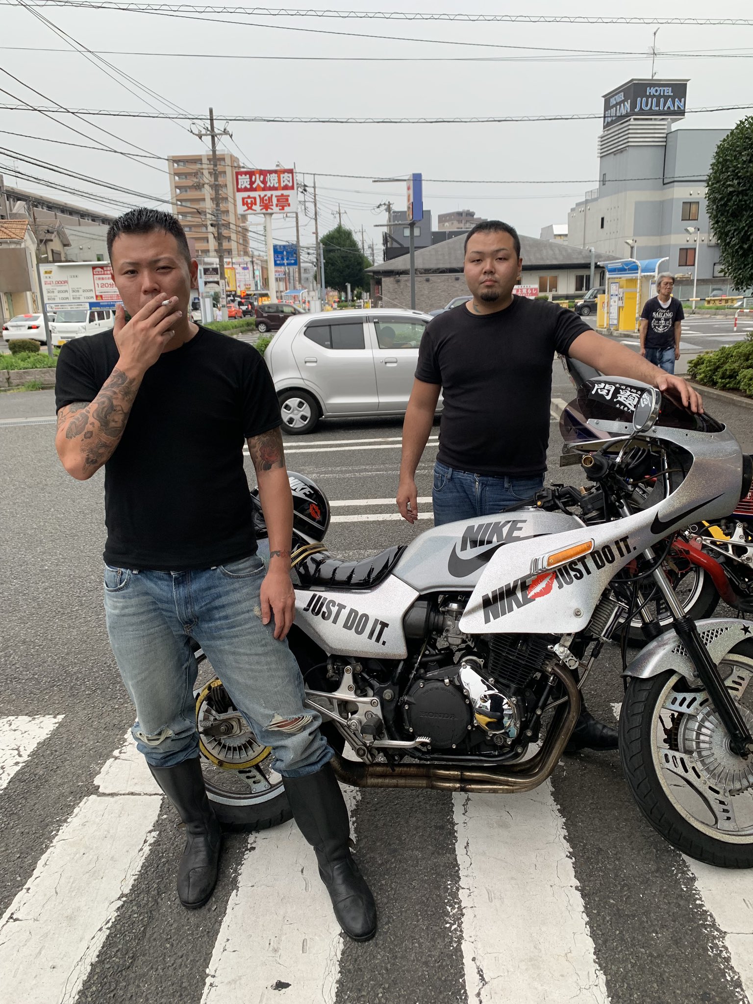 特攻ブーツ　バイク 特攻ブーツ 旧車 バイク
