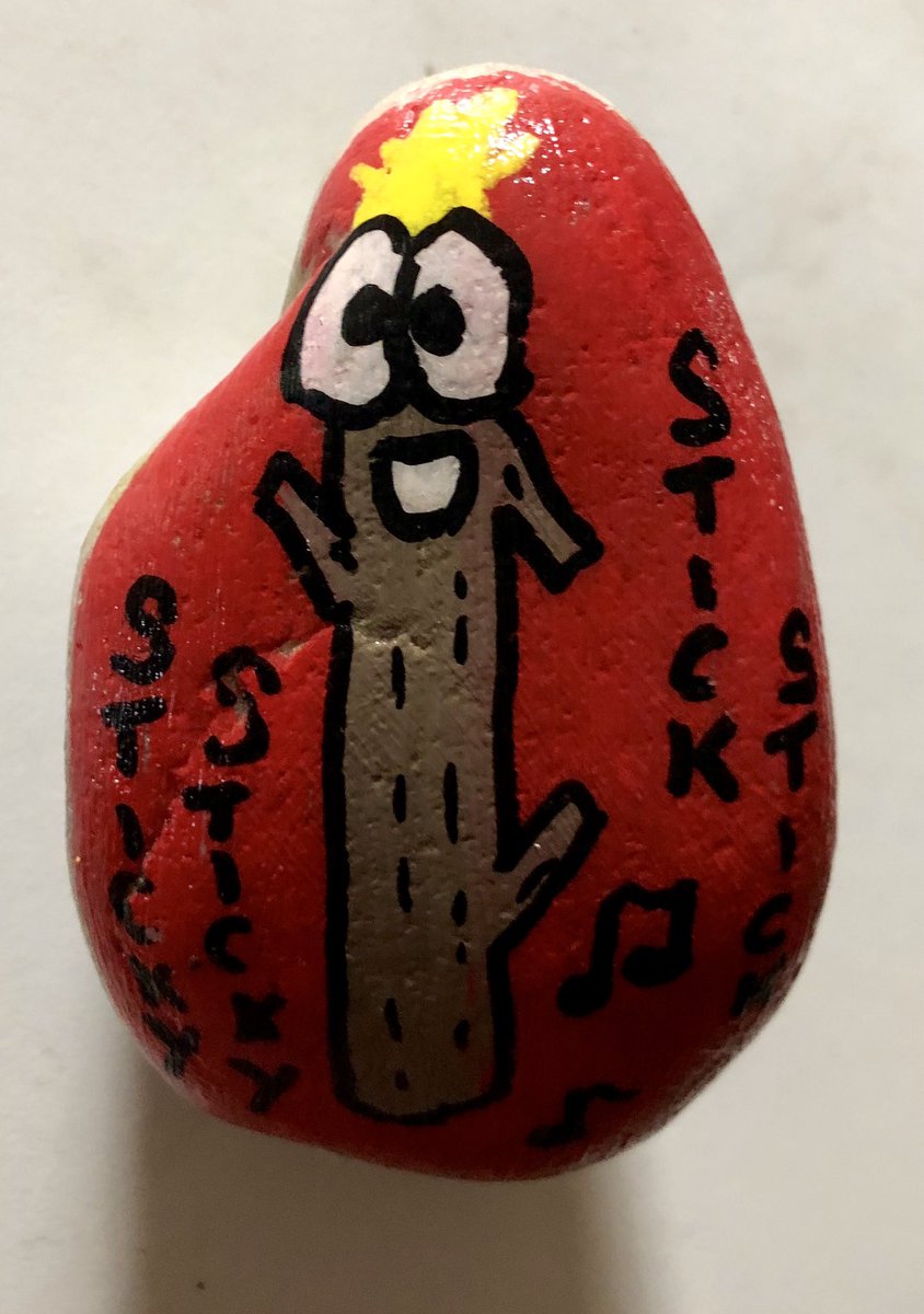 RockFunUK's tweet photo. This would only make sense to watchers of @CBeebiesHQ -
STICK!!!!! #RockFun #KindnessRocks

https://t.co/WfgfL3GCjf https://t.co/LwlJXWmC59