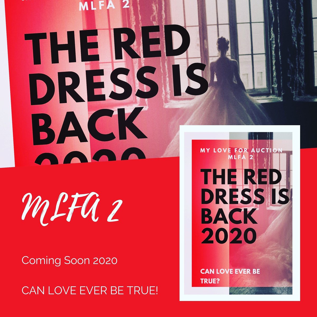 LoveObsessionWP's tweet photo. My Love for Auction 2 #MLFA2
#ComingSoon #Wattpad #2020
#lovetriangle #everafter #reddressisback https://t.co/OvGQiBIbWw