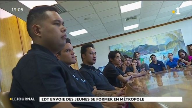EDT Engie envoie neuf jeunes se former en métropole.   dlvr.it/RD0skx Tahiti Polynesie
