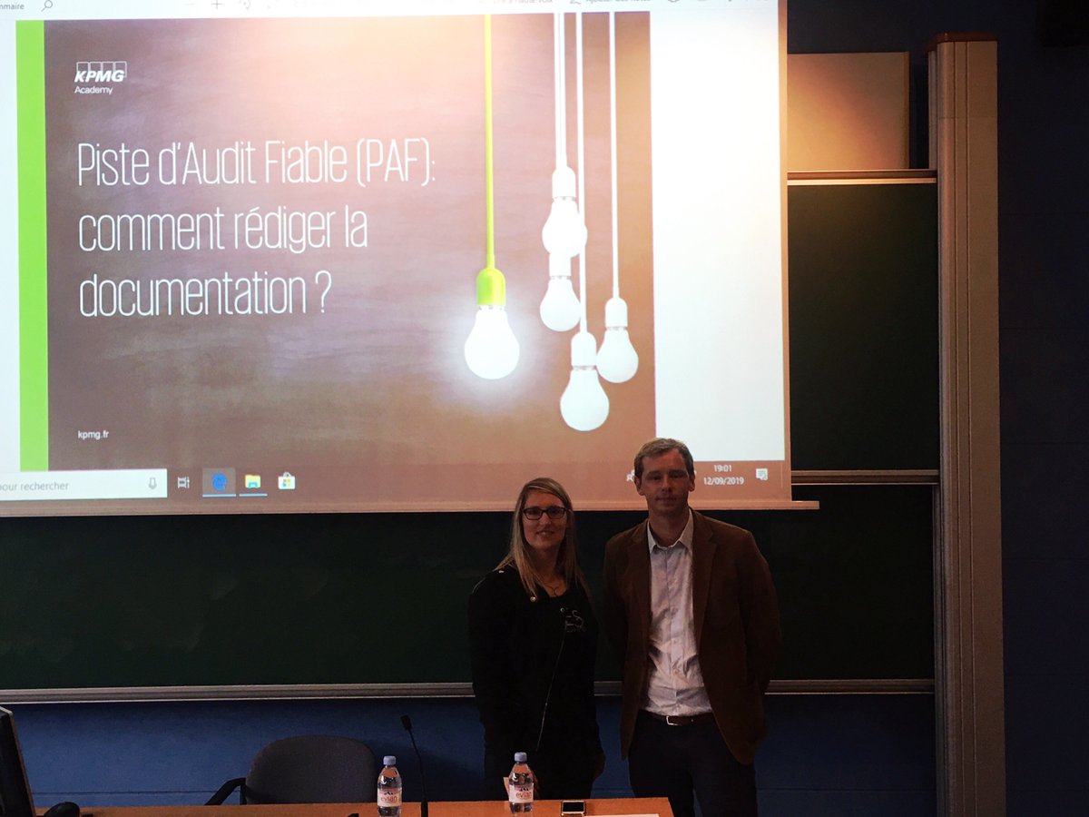 Hier, l'<a href="/IAEdeRouen/">IAE Rouen Normandie</a>, a reçu, le cabinet <a href="/KPMG/">KPMG</a>, dans le cadre d’une conférence portant sur « La Piste d'Audit Fiable ». Merci aux intervenants du cabinet pour leur présence !
<a href="/univrouen/">Université de Rouen Normandie</a>