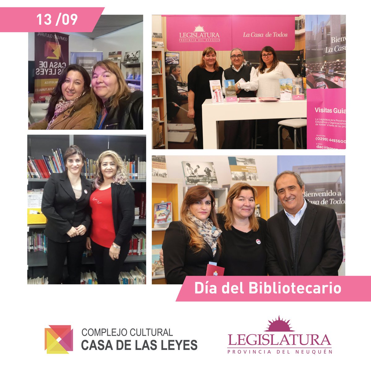 Feliz día del Bibliotecario al gran equipo que trabaja en Casa de las Leyes. Que tengan un excelente día, gracias por su compromiso y responsabilidad. 

#DíaDelBibliotecario