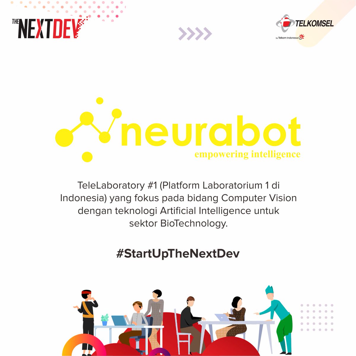 NextDev_id's tweet photo. #startupthenextdev yang menggunakan teknologi Artificial Neural Network (ANN) di bidang HealthTech dan BioTech: https://t.co/vmMf8HSnHN