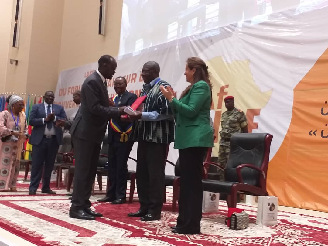 AmbKwesiQuartey's tweet photo. The Republic of #Chad ratifies the @_AfricanUnion Convention on Cyber Security and Personal Data Protection. 
Congratulations to the Government and People of Chad. https://t.co/Vz9yWoqv3S