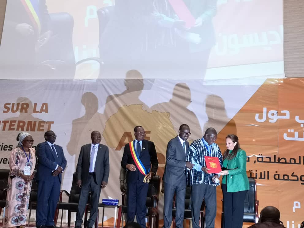 AmbKwesiQuartey's tweet photo. The Republic of #Chad ratifies the @_AfricanUnion Convention on Cyber Security and Personal Data Protection. 
Congratulations to the Government and People of Chad. https://t.co/Vz9yWoqv3S