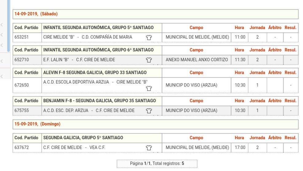 Esta fin de semana ven animar os nosos equipos!!