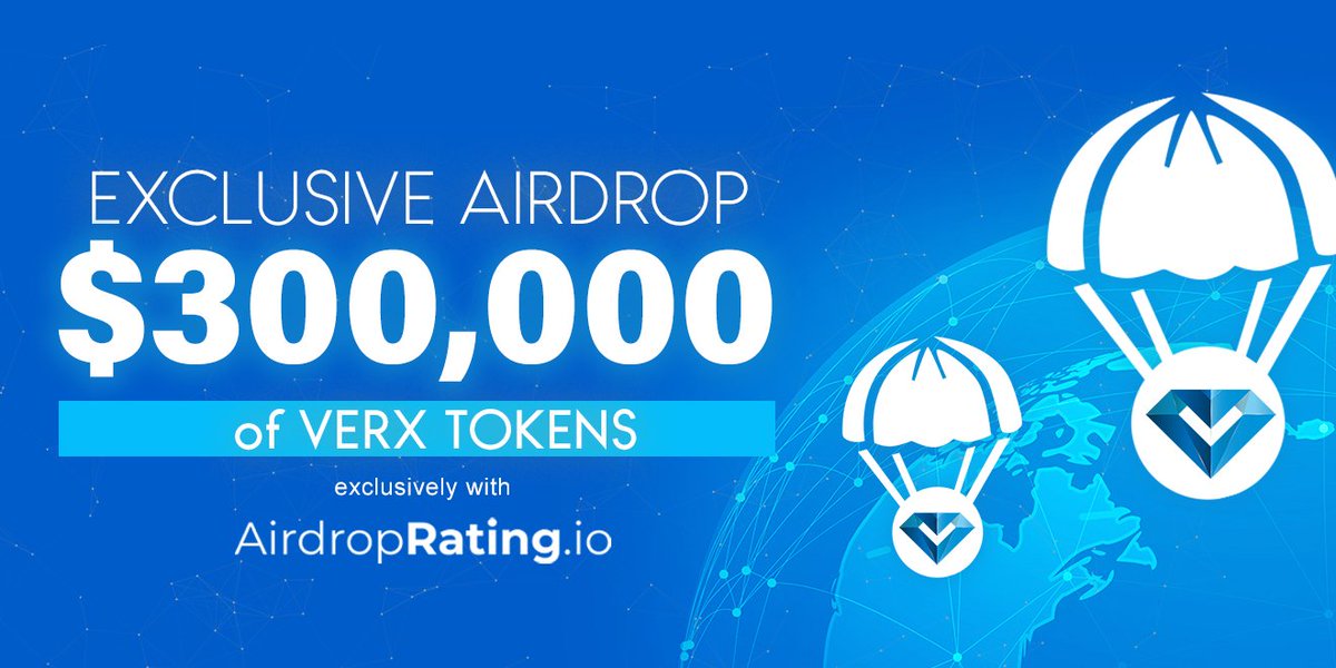 🔹 EXCLUSIVE! Easily earn $14 of VERX tokens.
🔹 Earn extra $0.5 of VERX per referral (max 100 referrals).
🔹 Only easy social tasks are required!
🔹 Get the VERX tokens directly into your ETH wallet. 
🔹 Join here: airdroprating.io/airdrops/exclu…