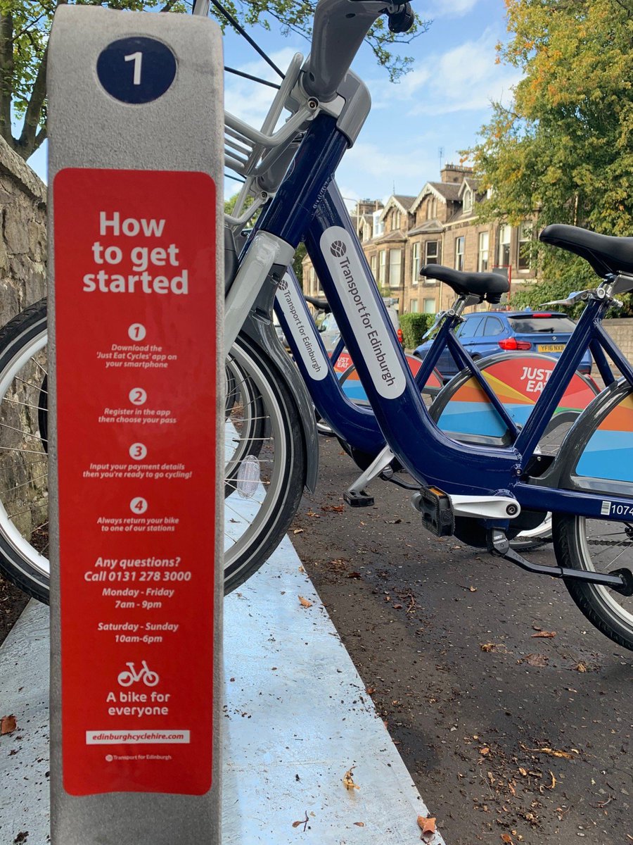 NatGalleriesSco's tweet photo. Our newest installation at the Gallery of Modern Art! @cyclehire_edi have just set up a new cycle hub on Belford Road - making it easier to hop over to visit us! Check out their app https://t.co/zoPGMu24NS 🚲🚲 https://t.co/qWbz7Mra4X