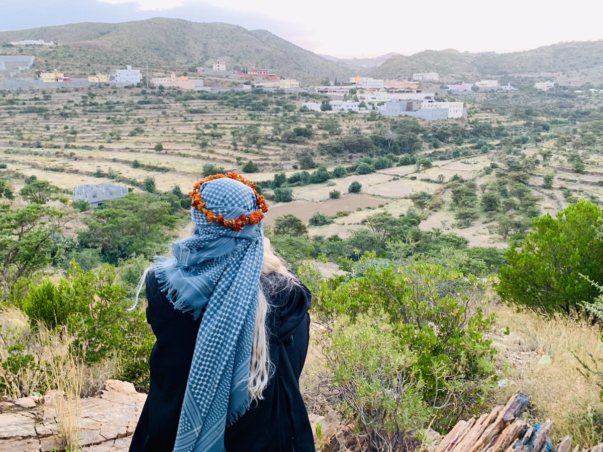 blueabaya's tweet photo. Contemplating the beauty of #Asir landscape. 

📍al Soudah, #Saudi Arabia 

#explorearabia #sauditourism #alsoudahseason #ksa https://t.co/zrT2wk3BJ5
