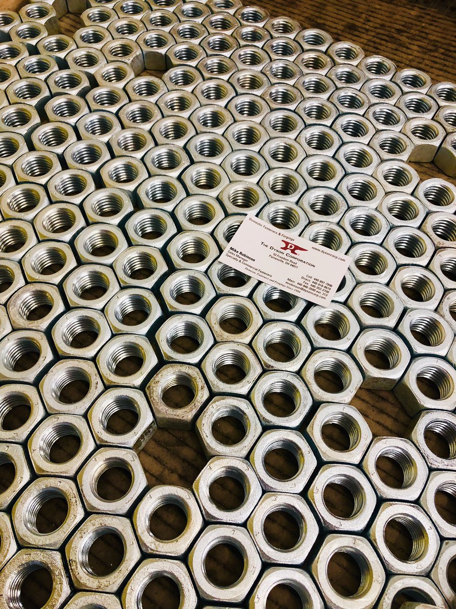 dysoncorp's tweet photo. Happy #FastenerFriday #ForgingFriday to all the #Fastenerds out there! Come and get’em, #fastebers both large and small, we are forging them. #MadeInUSA #Bolts #Nuts #HeavyHex #ForgedInFire #hotstuff https://t.co/ITPLIOIY0d