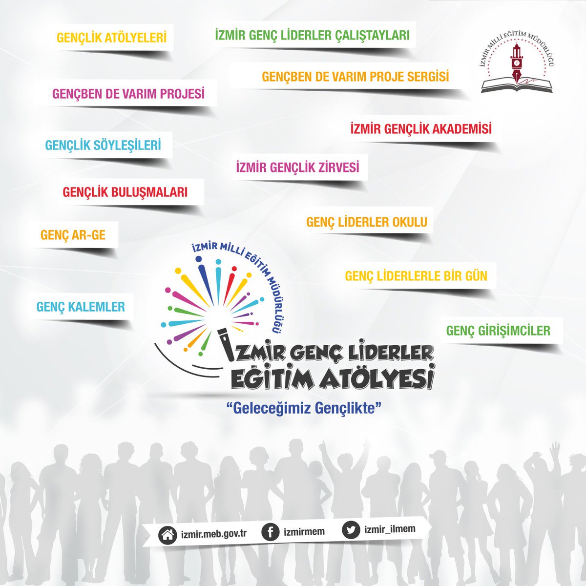 GELECEĞİMİZ GENÇLİKTE 

İzmir İl Milli Eğitim Müdürlüğü " İzmir Genç Liderler Eğitim Atölye Çalışmalarımız " devam ediyor 

#Eğitim2023 
<a href="/yahsiomer/">Dr. Ömer YAHŞİ</a> 
#İzmirMemArge 
<a href="/izmir_mem_arge/">İZMİR_MEM_ARGE</a>