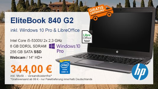Riesenlieferung HP Hardware eingetroffen - Jetzt versandkostenfrei* bestellen!
HP EliteBook 840 G2 für nur 344€:
itsco.de/notebook-hp-el…

Ihr erhaltet unseren Newsletter noch nicht?
Dann schnell anmelden: itsco.de/newsletter
