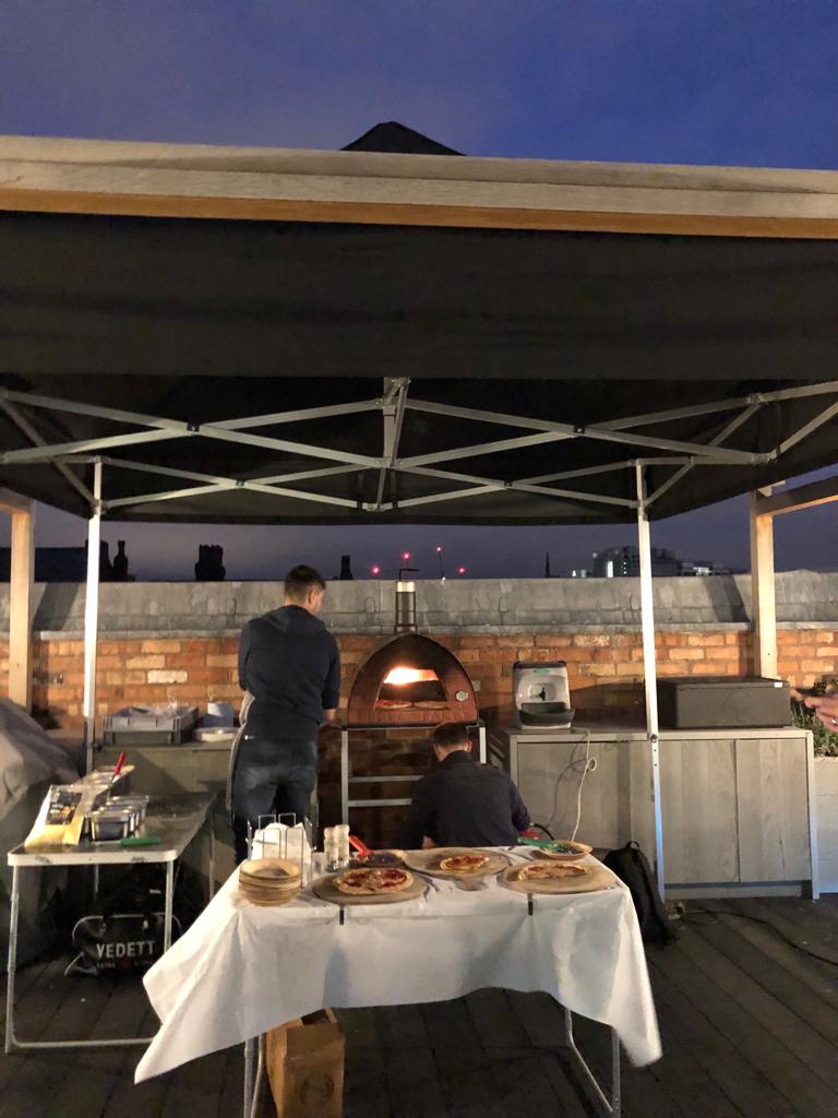 DesignJq's tweet image. Great night hosting @CWrightarch end of summer social for their Midlands offices last night! Special thanks to @PizzaWandering for the delicious woodfired pizzas 😋