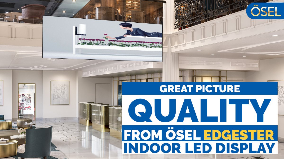 OselDevices's tweet photo. Osel #Edgester #indoor #LEDdisplayscreens are perfect for applications where image quality is really important. It's a low cost high resolution #LEDdisplay, available in several sizes. Call +917290088651 to know more: #DigitalSignage #IndoorLED #LEDdisplaySolution #LEDWall https://t.co/khZhHez8cM