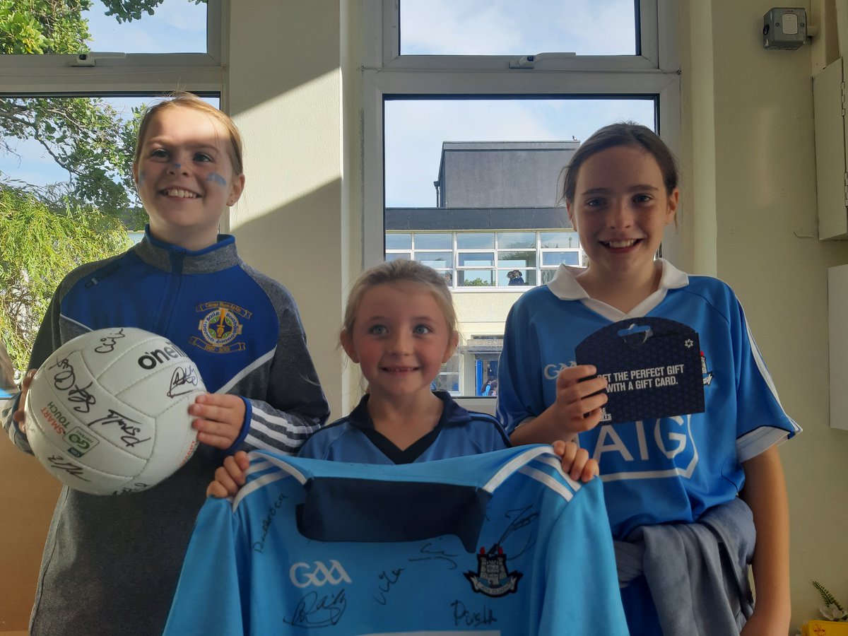 snpballyroan's tweet photo. Great excitement this morning for our PA "Up the Dubs" Draw! Well done to all involved! And thanks to all who supported! Here's a few of our winners looking very pleased... #allirelandweekend #upthedubs https://t.co/nQKsngOpYq