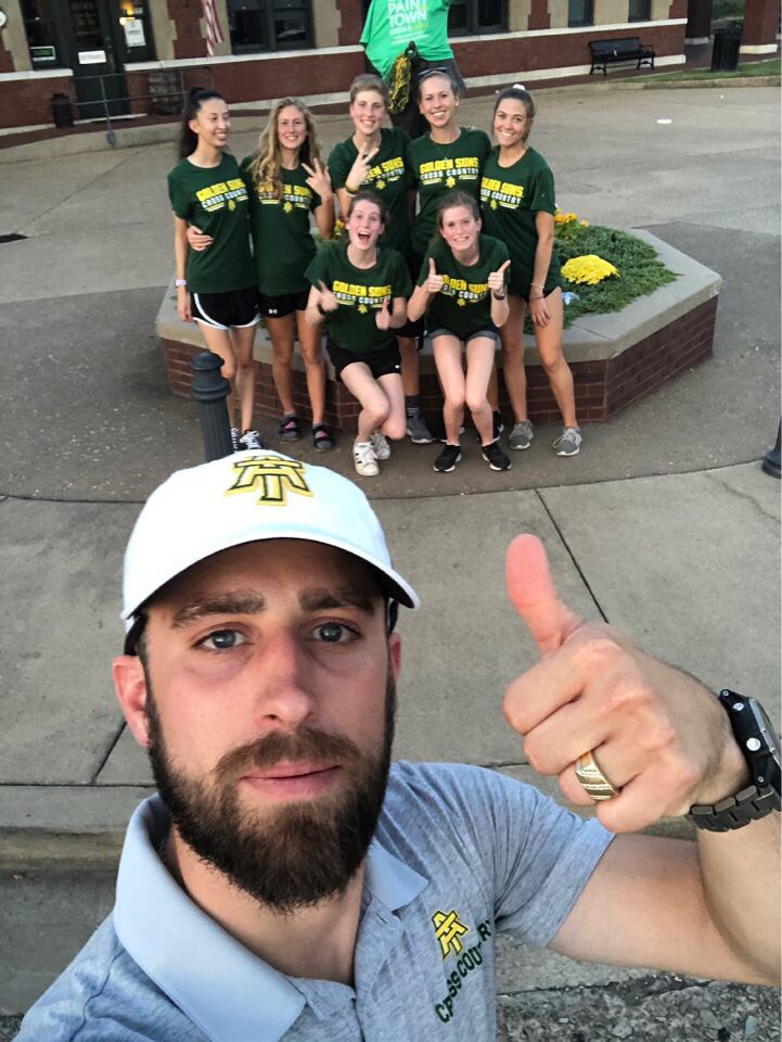 ATU_XCTF's tweet photo. Had a blast at Paint the Town Green and Gold! #FightOn #ATU @ATU_Athletics @ArkansasTech #ATUjerry https://t.co/ZQy2Ia84oX