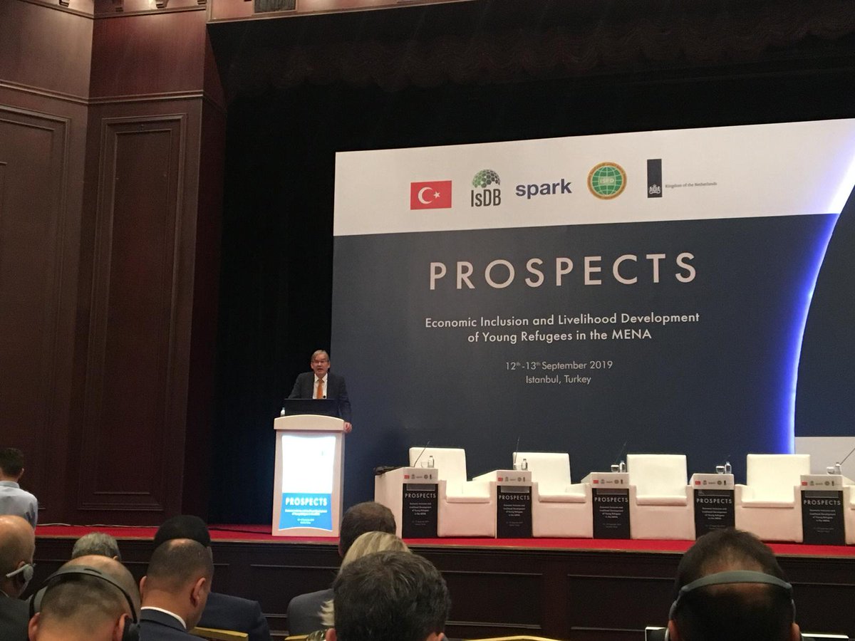 UnitedWork's tweet photo. As United Work we attended SPARK's  #PROSPECTS event at Grand Cevahir Hotel. During the event we presented how United Work is creating sustainable solutions for refugee employment with the motto “From refugee to employee”. https://t.co/SN3akfpLhF