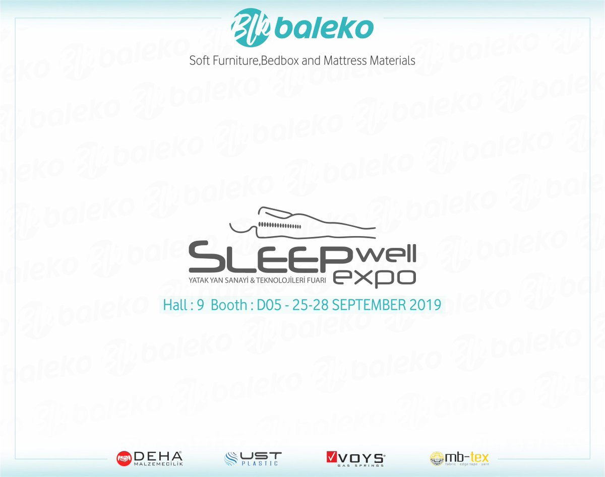 BalekoExport's tweet photo. Siz değerli müşterilerimizi aramızda görmekten memnuniyet duyarız.

We are pleased to see our valued guests in our booth

#balekoexport #sleepwell #sleepwellexpo #sleepwellexpo2019 #mattress #mattresscomponents #bedbox #bedboxcomponents #furniture #furniturecomponents #export https://t.co/Kbhtigutiy