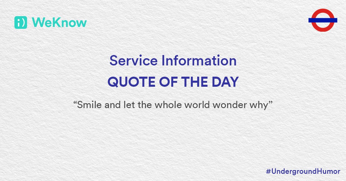 Confidence is key, friends. Keep them guessing!
#WeKnow #London #UndergroundHumour #LondonTube #SaturdayMorning #SaturdayMotivation