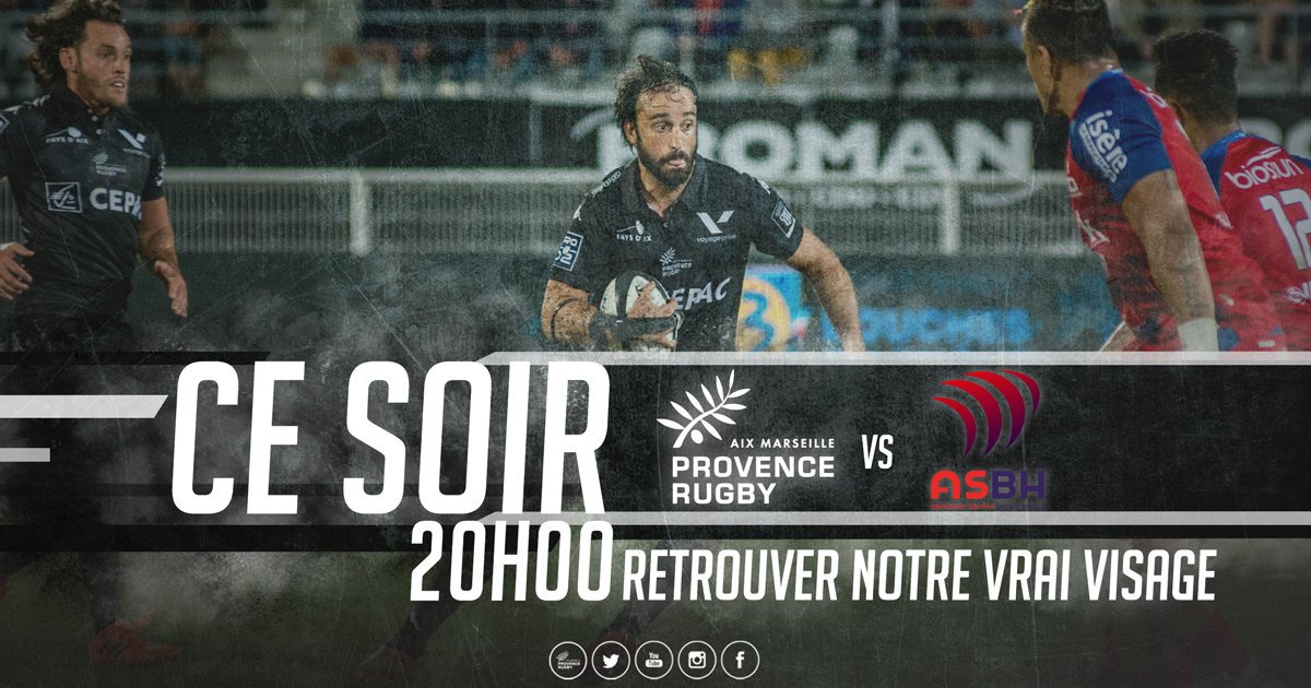 🔴 JOUR DE MATCH🔴

🏆 <a href="/rugbyprod2/">Rugby PRO D2</a>- J4
🆚<a href="/ASBHOfficiel/">ASBH Officiel</a>
📍<a href="/VilleDeBeziers/">Ville de Béziers</a>
🏟️#RaoulBarrière 
⏰20h00 
📺 <a href="/Eurosport_FR/">Eurosport France</a> Player
🗣️Allez les Nooiiirsss !
#ProD2 #ASBHPR