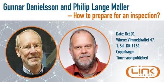 NLSinsight's tweet photo. How to prepare for an inspection? Find out more in CPH on October 1st. @LINKMedical will host a rare and limited seats event. Read more here https://t.co/i8jgZhU8DE https://t.co/Zp5HN1X8MR