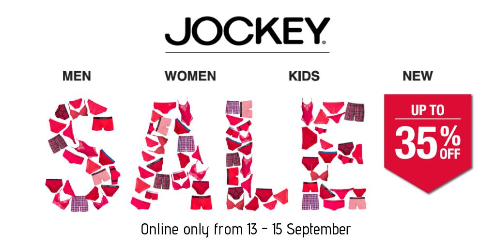 Offer applies to selective products 
While stocks last 
T&amp;C Apply
Click on link jockey.co.za/collections/sa…