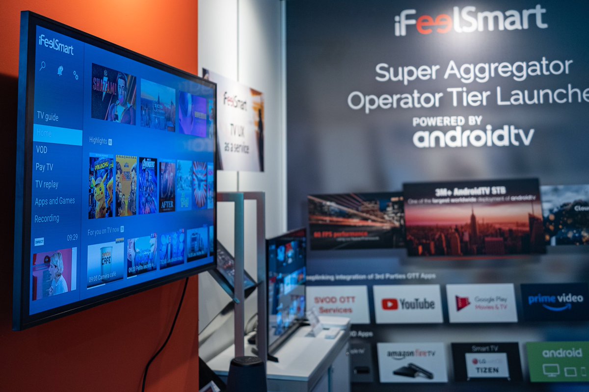 #IBC2019 is starting now. Come at Hall2.C28 to discover our Super Aggregator Operator Tier #AndroidTV solutions and Multiscreen TV Apps