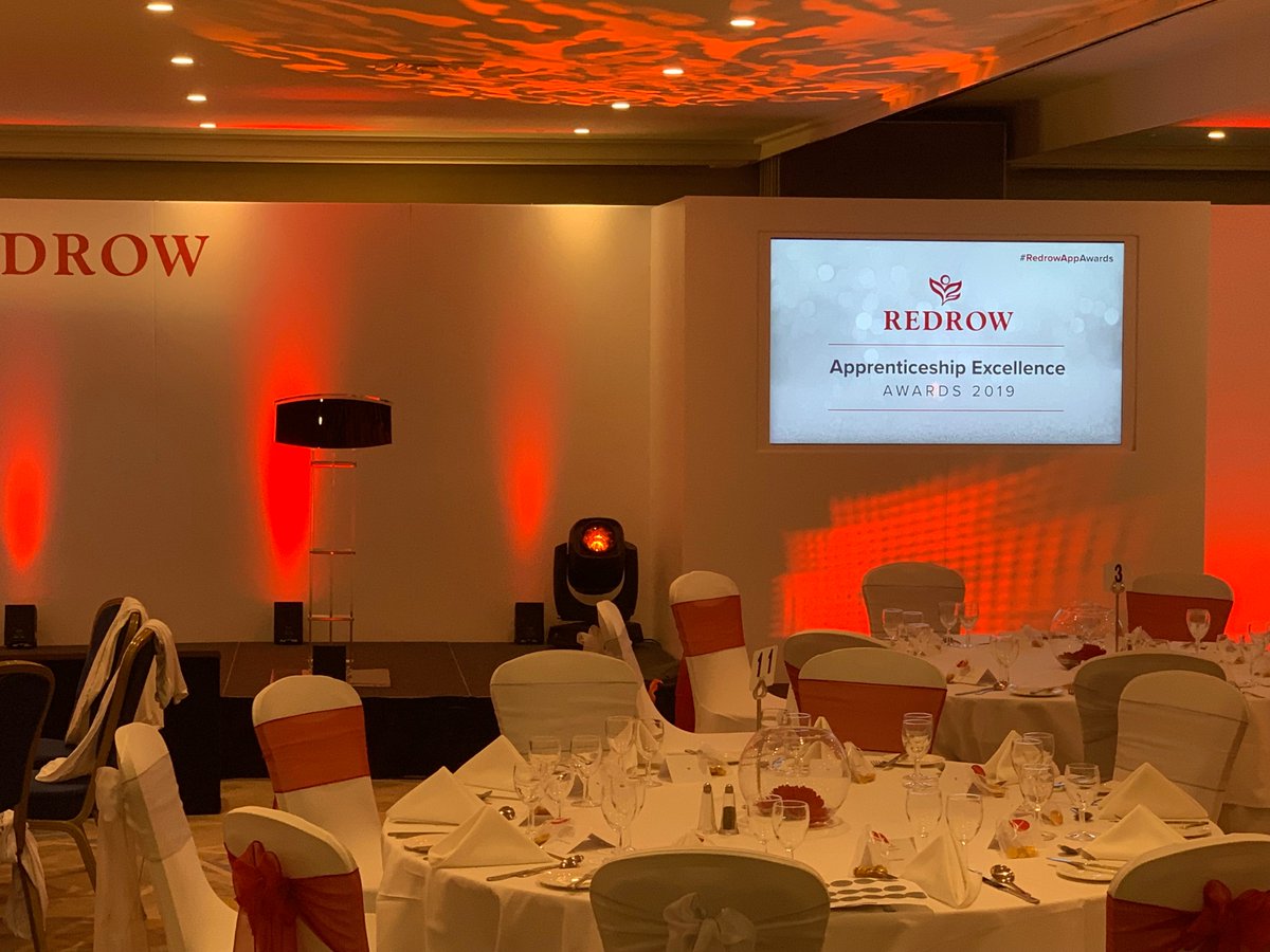 Redrowplc's tweet photo. Weโre here and ready for this year's #RedrowAppAwards ๐ #TheMakingOfYou #ValuingPeople https://t.co/ThBIHdybcG