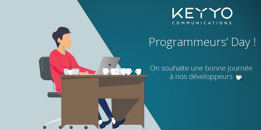 KeyyoCom's tweet photo. #ProgrammersDay
Keyyo souhaite une excellente journée à ses développeurs.
Vous aussi vous aimez développer ? Rejoignez l'équipe ! Retrouvez nos postes à pourvoir : https://t.co/jXJibXBlyq #rectutement https://t.co/HNNUmoIklP