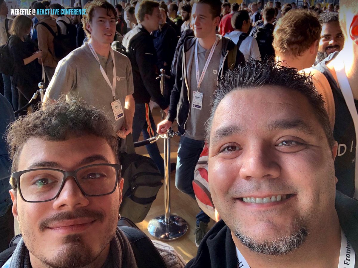 webeetle's tweet image. Started!
Here we are at @reactlivenl 

#reactjs #react #reactlivenl #reactlive2019
@capozziangelo96 @davidedantonio