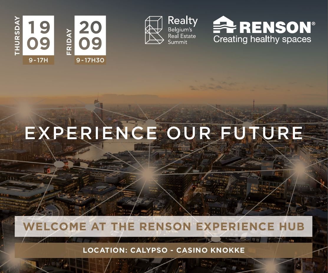 Discover the Renson Experience Hub in Calypso during Realty Belgium #RealtyBelgium2019 #BelgiumsRealEstateSummit #vastgoed #immobilier #realestate #Renson
