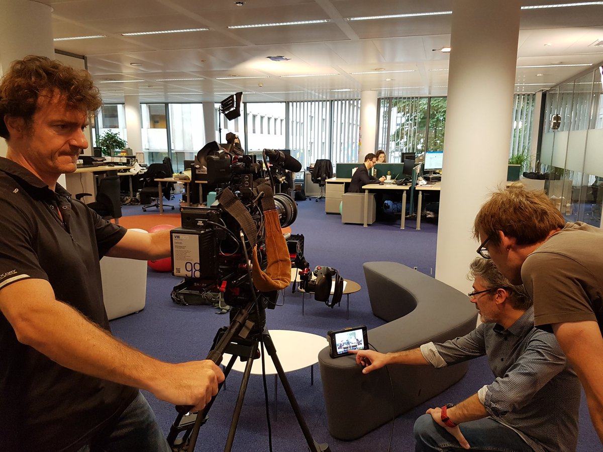 BursonBrussels's tweet photo. Turning our office into a film studio? All in a day's work at BCW!
#BCWClient
#LifeatBCW https://t.co/JBgZZX38RQ