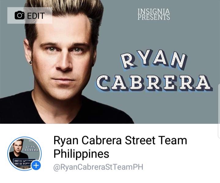 RyanCabreraPH's tweet photo. Like, Follow, and Join us at the following accounts:

FB Page: @RyanCabreraStTeamPH
https://t.co/C17aVCGVK8

FB Group: Ryan Cabrera Live in Manila (December 12, 2019)
https://t.co/oJGQ8WYV6h

GC: Ryan Cabrera Live in Manila https://t.co/C3Qyk7S2uX

IG: @ryancabrerastreetteamph https://t.co/Jm0qdGIGHm