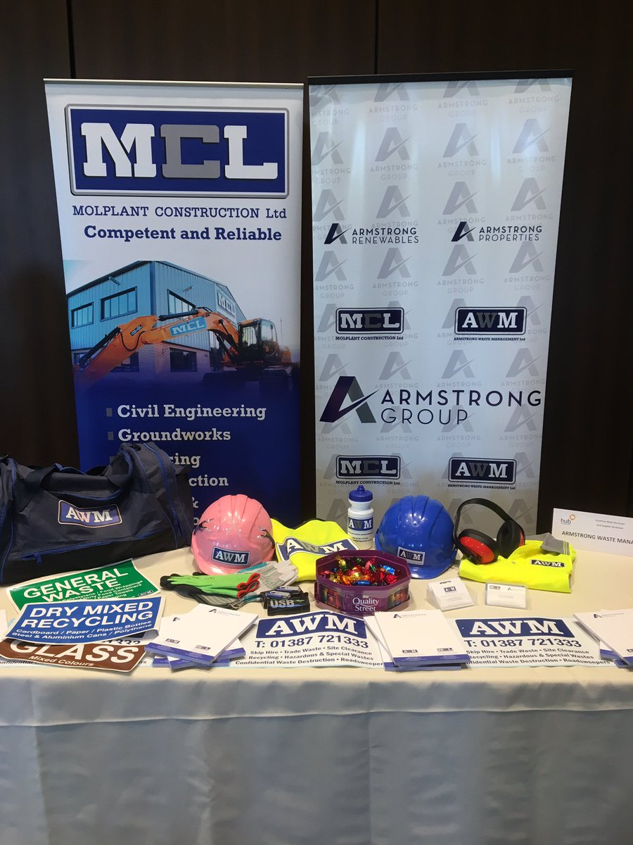 armstrongwaste's tweet photo. At Dumfries Meet the Buyer @EasterbrookHall @hubswscotland #wastemanagement #skiphire #dumfries https://t.co/TZgbEFAtc8