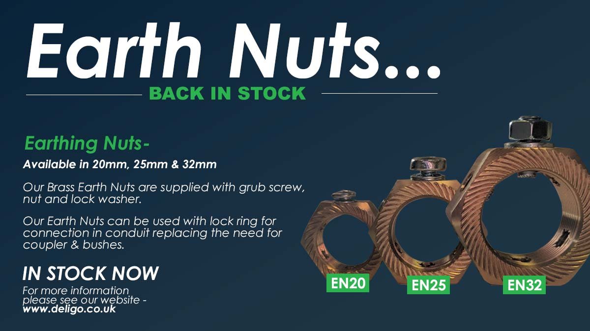 DeligoOfficial's tweet photo. Our Earth Nuts are BACK IN STOCK!
Available in 20mm, 25mm &amp; 32mm
https://t.co/owu1Lb0sUc 
#Fridayfeeling #Deligo #FridayMotivation https://t.co/iDYSszmO4O