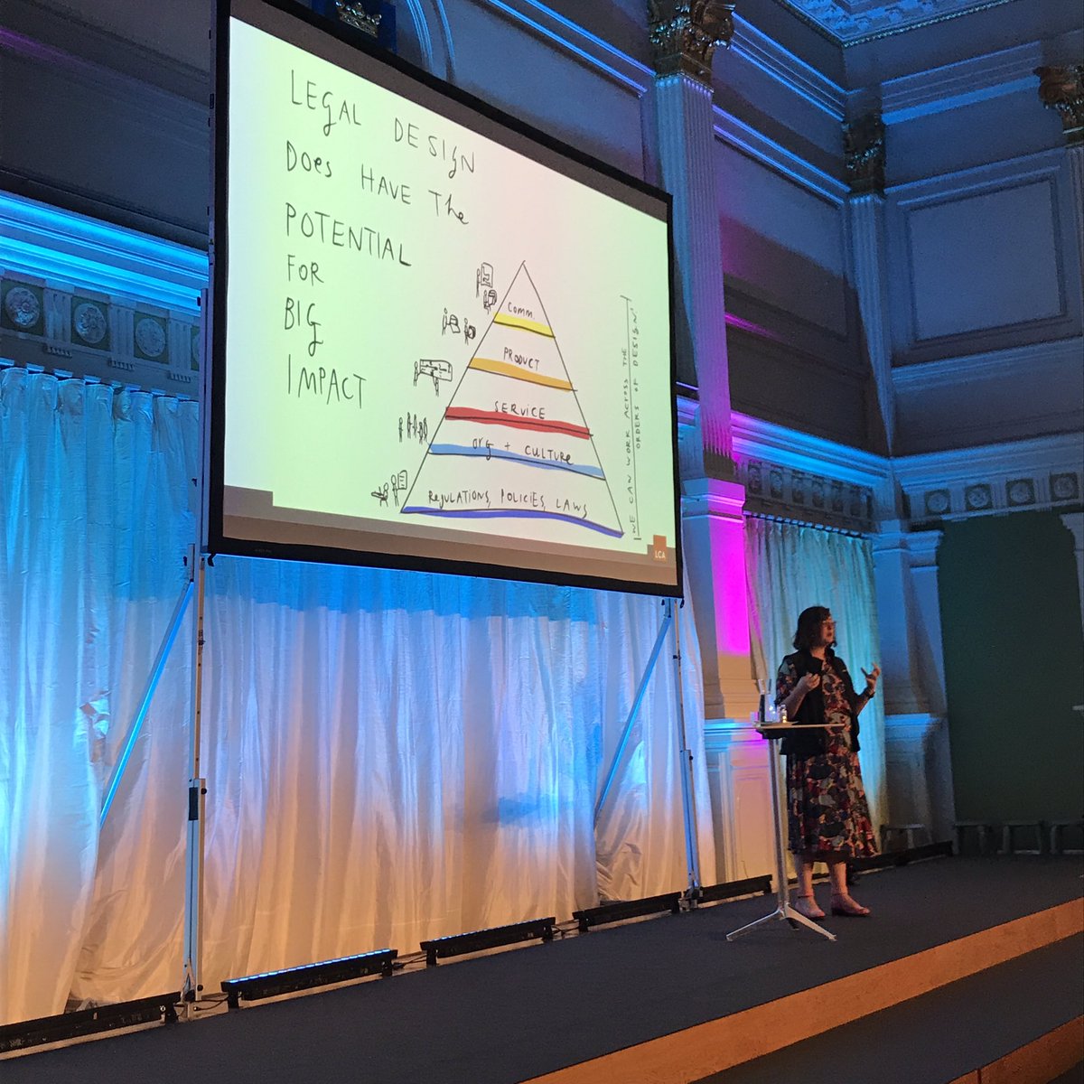 The QUEEN of legal design 👑✨ <a href="/margarethagan/">Margaret Hagan</a> #LDS2019